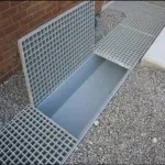 GRP Trenches with Grated Covers